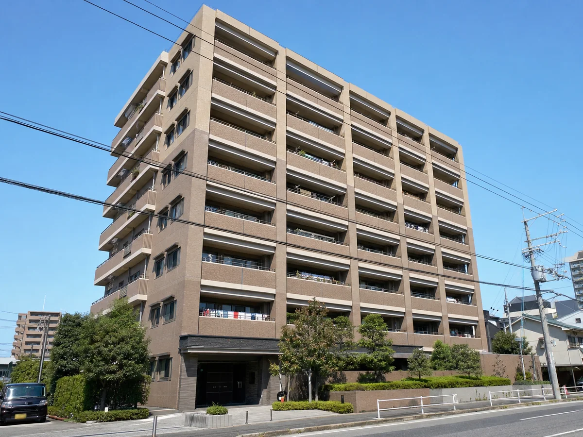 お客様が送った物件（大阪市内の中古マンション）の外観写真